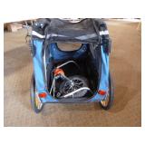 Leonpets Collapsible 3-in-1 Pet Bicycle Trailer