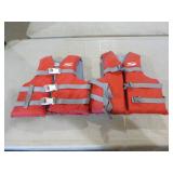 Large Lot of Life Jackets