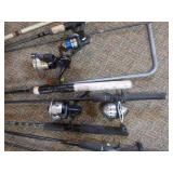 8 Fishing Rods and Reels