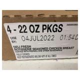 Oscar Mayer Deli Fresh Rotisserie Seasoned Chicken Breast 22oz Mega Pack - Set of 2