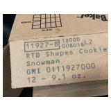 Box of Pillsbury Ready to Bake Snowman Sugar Cookie Dough - 12 Packs