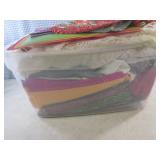 (G-1) Tote Full of Assorted Tablecl...