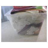 (G-1) Tote Full of Assorted Tablecl...