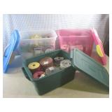 (EW6) 3 Small Totes Full of Assorte...