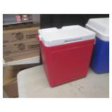 (EW6) 2 Coleman Coolers - Red Party...