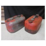 (BR1) 2 Vintage Steel Boat Gas Tank...