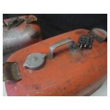 (BR1) 2 Vintage Steel Boat Gas Tank...