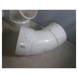 (EW5) 3 - 6" White PVC Elbows...