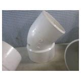 (EW5) 3 - 6" White PVC Elbows...