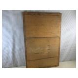 (A-4) Vintage Wood Frame Mirror - H...