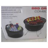 (A-3) 2 In 1 Cooler / BBQ Grill Com...