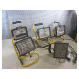 (A-1) 5 Halogen Work Lights - 3 Wor...