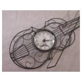 (H-1) Metal Violin Shape Paris Wall...