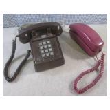 (EW4) 2 Vintage Push Button Dial Te...