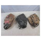 (CSB) 3 Baseball Gloves - Rawlings,...