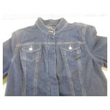 (BS) Lans End Jean Jacket Size L (1...