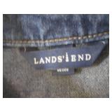 (BS) Lans End Jean Jacket Size L (1...