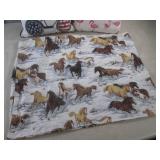 (BS) 2 Small Throw Pillows and Hors...