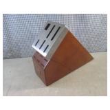 (G-1) Wood Block Knife Holder...