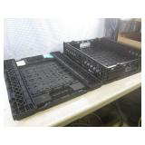 (EW5) 2 Foldable Plastic Crates 24"...
