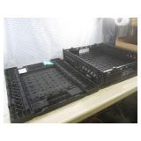 (EW5) 2 Foldable Plastic Crates 24"...