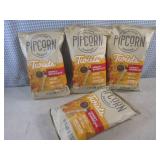 (B-3) 4 Bags of Pipcorn Honey Barbe...