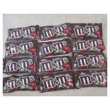 (B-3) 12 Bags of Milk Chocolate M&M...