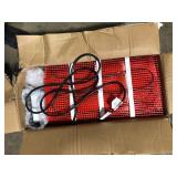 VEVOR Floor Heating Mat 100 Sq. ft Electric Radiant In-Floor Heated Warm System with Digital Floor Sensing Thermostat Customer Returns See Pictures