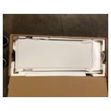 Nestfair 23.6 in. W Bathroom Floor Storage Cabinet with Adjustable Shelf in White Customer Returns See Pictures