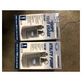 Lot of Superior Pump 1/4 HP Submersible Thermoplastic Utility Pump   Customer Returns See Pictures