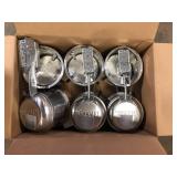 HALO H27 6 in. Aluminum Recessed Lighting Housing for Remodel Shallow Ceiling Insulation Contact Air-Tite (6-Pack)    Customer Returns See Pictures