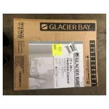 Glacier Bay 22-7/8 in. W. x 27-7/8 in. H Framed Surface-Mount Rectangular Bathroom Medicine Cabinet with Mirror, White  Customer Returns See Pictures