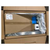 Elkay Crosstown 36 in. Farmhouse/Apron-Front Single Bowl 18 G Polished Satin Stainless Steel Kitchen Sink Kit w/ Accessories Customer Returns See Pictures