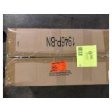 Cayden 6.5 in 1-Light Brushed Nickel Shaded Pendant Light with Clear Plus Etched Opal Glass Shade, No Bulbs Included  Customer Returns See Pictures