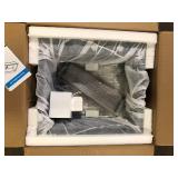 LORDEAR 25 in. Drop-In Single Bowl Matte Black Granite Composite Kitchen Sink with Bottom Grids and Strainer   Customer Returns See Pictures