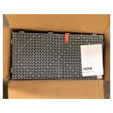VEVOR Interlocking Drainage Mat Floor Tiles PVC Modular Gym Flooring Tiles 12 x 12 x 0.6 in. (Gray 50 Pcs,50 sq ft)  Customer Returns See Pictures