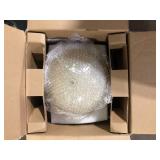 Commercial Electric 13 in. 2-Light Oil Rubbed Bronze Flush Mount with Frosted Glass Shade (2-Pack) Customer Returns See Pictures