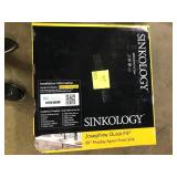 SINKOLOGY Josephine 26 in. 3-Hole Quick-Fit Farmhouse Apron Front Drop-in Single Bowl Crisp White Fireclay Kitchen Sink Customer Returns See Pictures