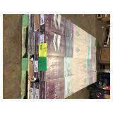 11 Boxes of Home Decorators Collection Larkmead Oak 12mm T x 7.56 in. W Waterproof Laminate Wood Flooring (15.95 sq. ft./Case)    Customer Returns See Pictures