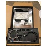 Glacier Bay 33 in. Drop-In Single Bowl 18-Gauge Stainless Steel Workstation Kitchen Sink with Waterfall and Pull-Down Faucet Damaged  Customer Returns See Pictures