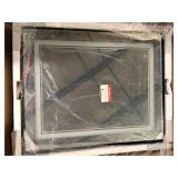 KeonJinn 24 in. W x 30 in. H Rectangular Aluminum Alloy Framed Recessed/Surface Mount Medicine Cabinet with Mirror Dimmable LED  Customer Returns See Pictures