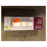 Home Decorators Collection Alberson Collection 3-Light Brushed Nickel LED Vanity Light with Frosted Acrylic Shade   Customer Returns See Pictures