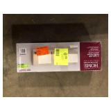 Home Decorators Collection Alberson Collection 3-Light Brushed Nickel LED Vanity Light with Frosted Acrylic Shade   Customer Returns See Pictures