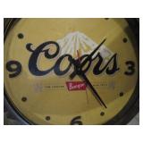 Coors Clock, Cribbage & Cards