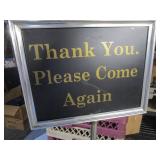 Thank You Sign Stand