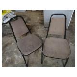 Pair Frame Chairs - Stained