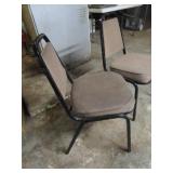 Pair Frame Chairs - Stained