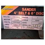 Menards 4" Belt and 6" Disc Sander