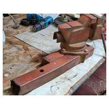 Bench Vise 3-1/2"-grip (Red)