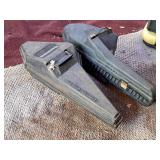 Lot of (2) Plastic Chain Saw Cases (Black) (empty)